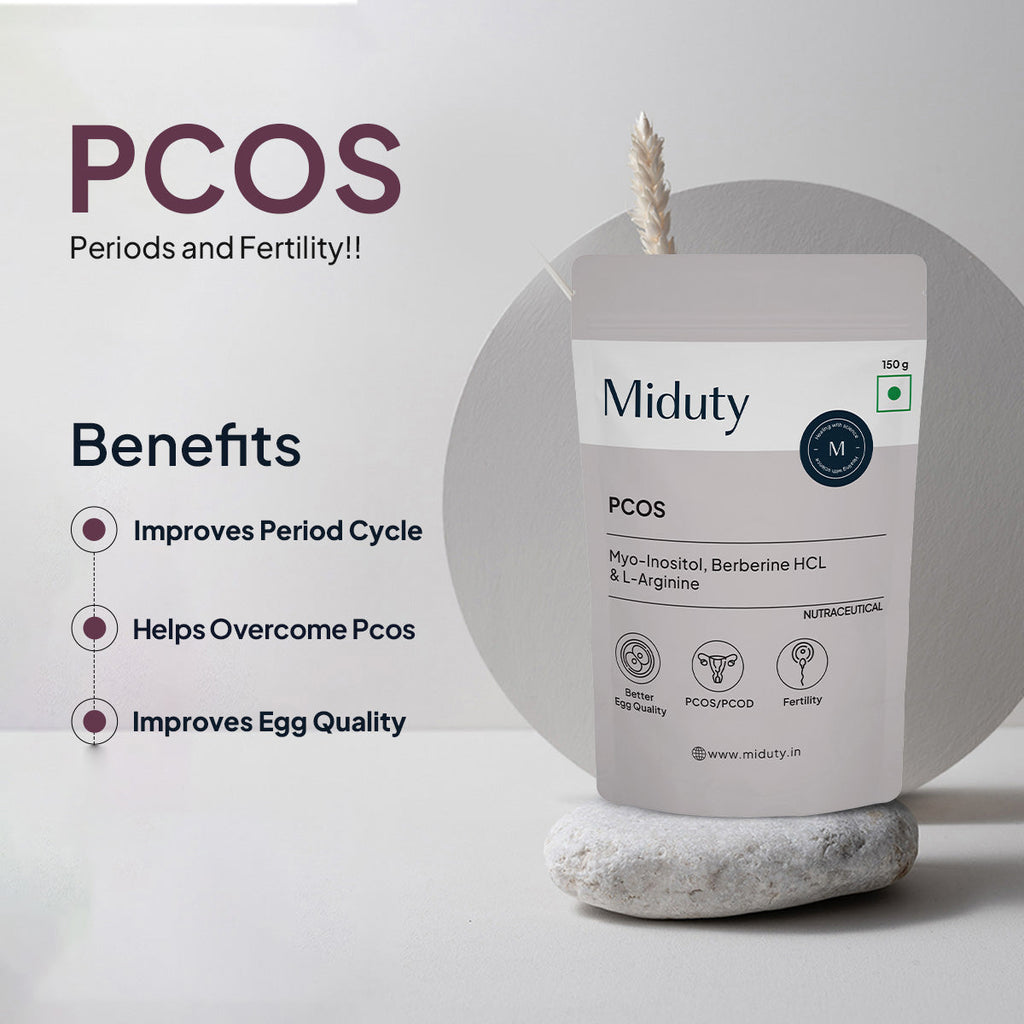 Miduty by Palak Notes PCOS Periods Fertility Powder | Grocsy