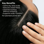 VedicDerm Plasma Bamboo Charcoal Shampoo for Psoriasis & Sensitive Scalp | Grocsy