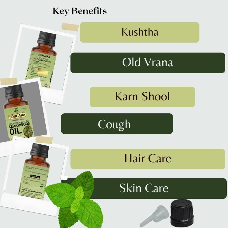 Songara Cedarwood Essential Oil | Grocsy