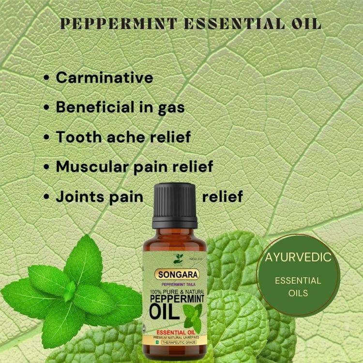 Songara Peppermint Essential Oil | Grocsy