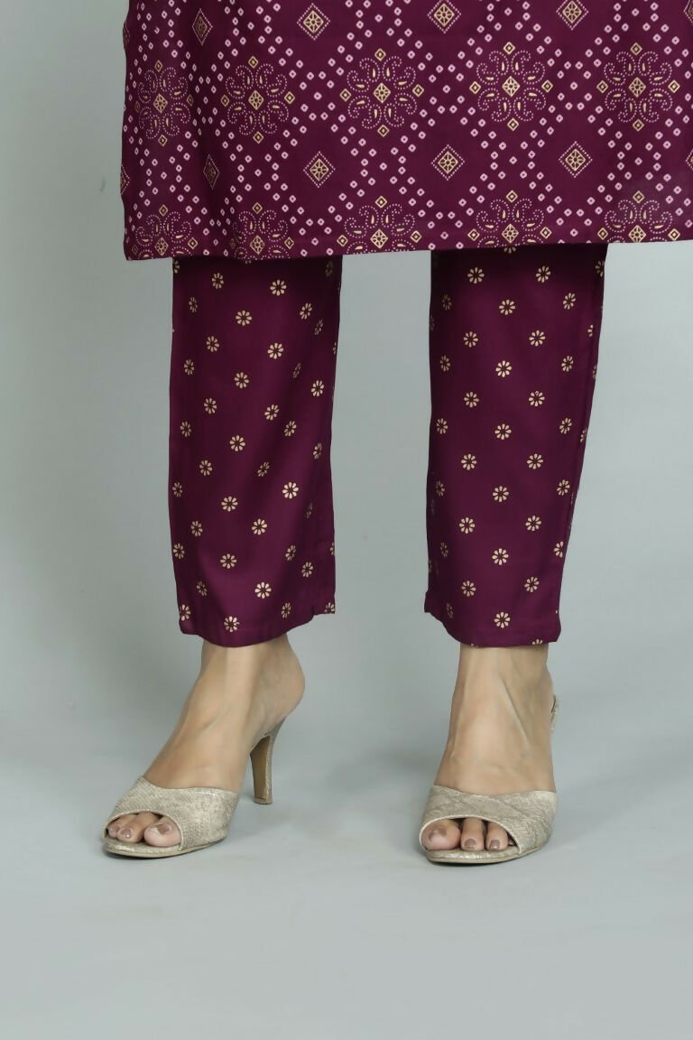 Alvano Women's Attractive And Stylish Rayon A Line Kurta With Pant And Dupatta | Grocsy