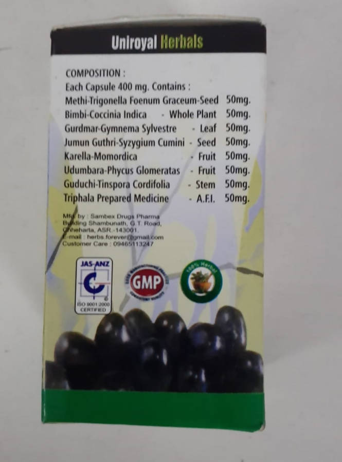 Uniroyal Herbals DY-B Pure Herbal Capsules | Grocsy