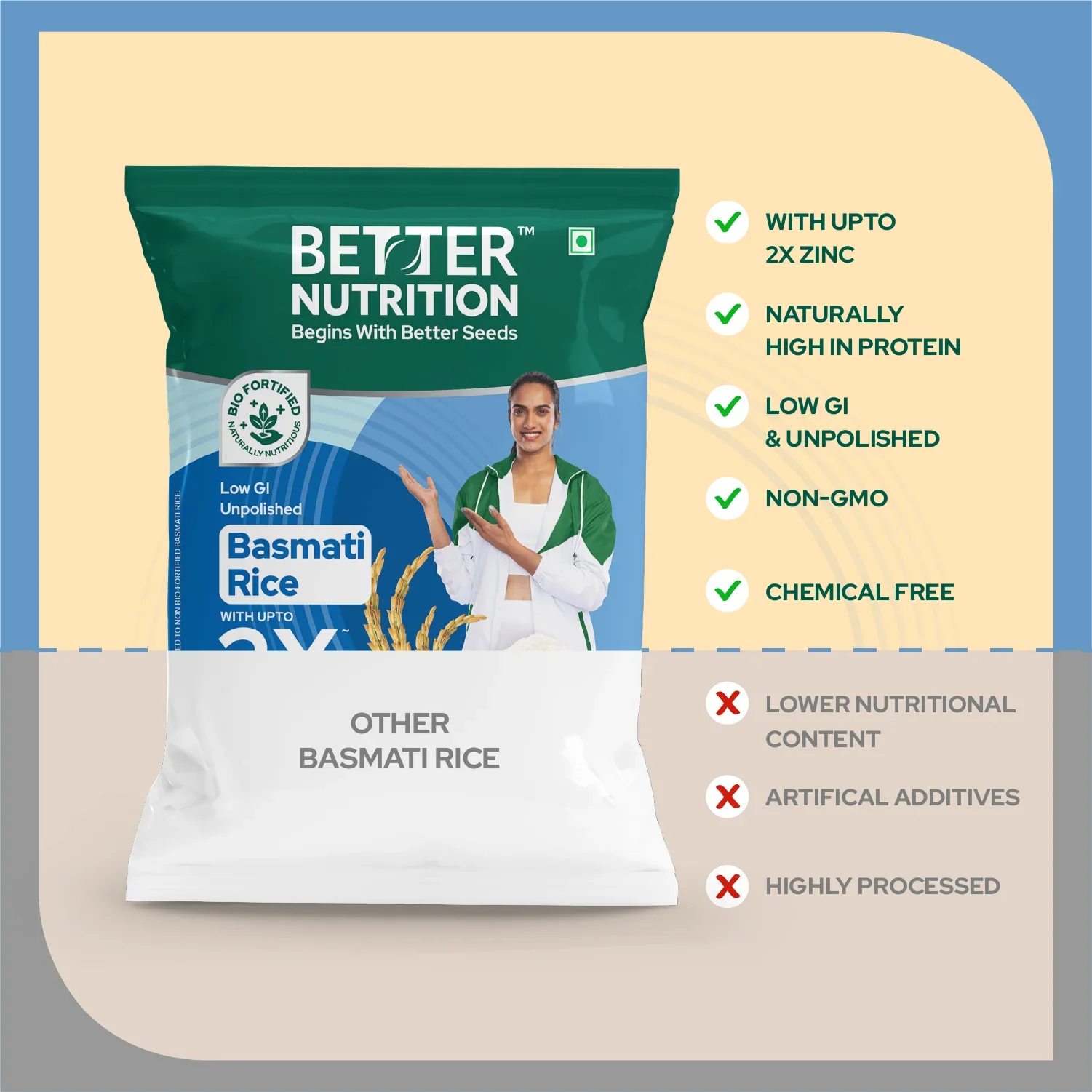 Better Nutrition Basmati Chawal / Rice | Grocsy