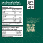 Better Nutrition Biofortified Ragi Atta / Finger Millet Flour | Grocsy