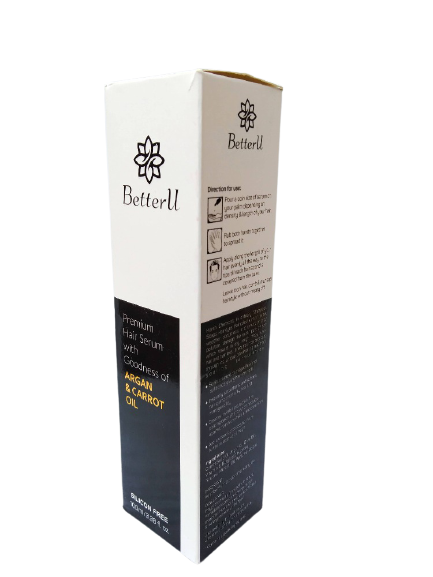 BetterU Premium Hair Serum With Goodness Of Argan & Carrot Oil | Grocsy