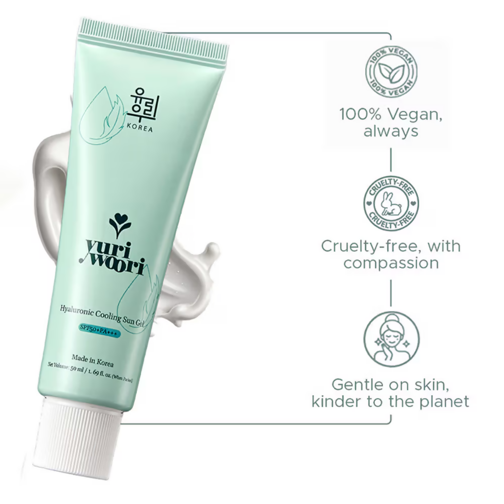 Yuri Woori Hyaluronic Cooling Sun Gel | Grocsy