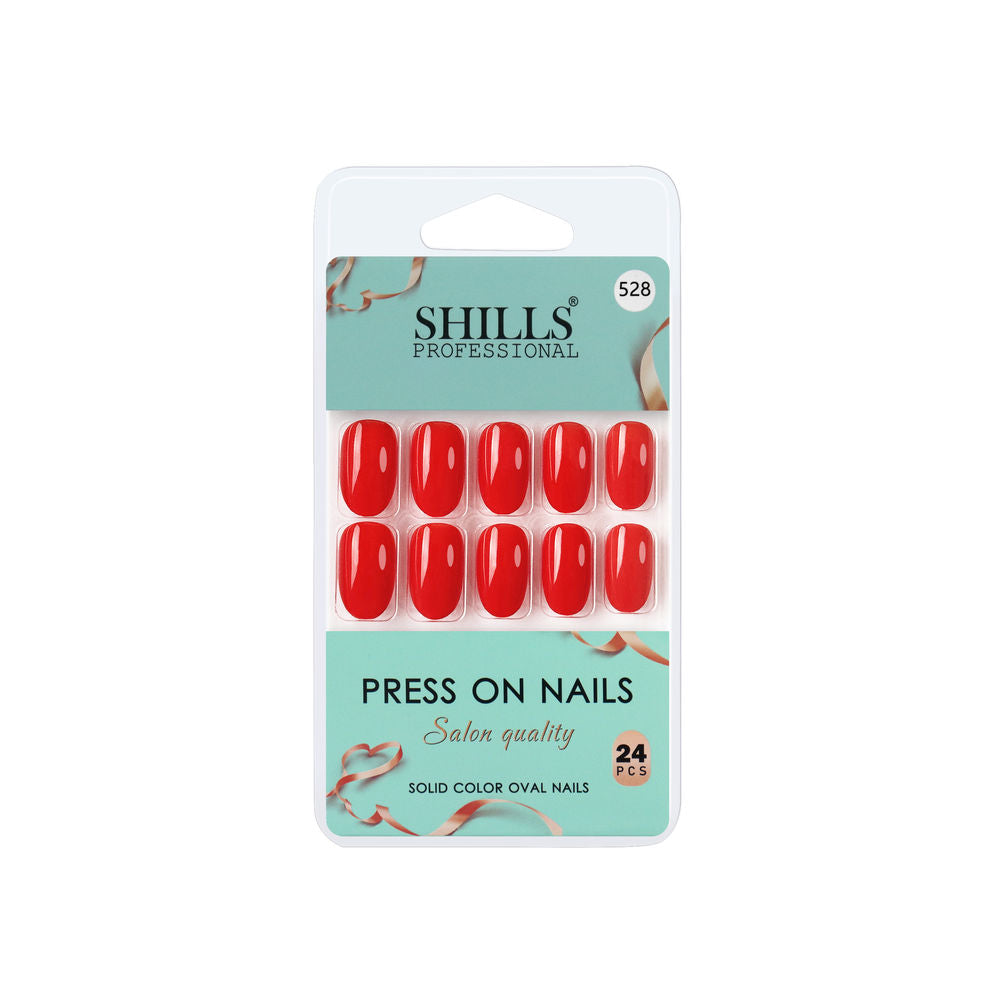 Shills Professional Reusable Press On Nails Oval - SPN528 | Grocsy