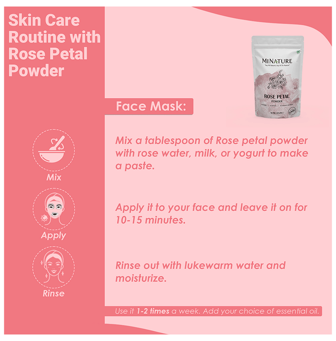 Minature Rose Petal Powder | Grocsy