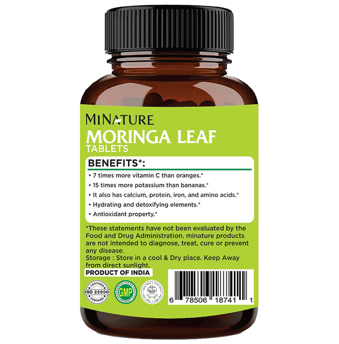 Minature 100% Natural Moringa Leaf Tablets | Grocsy