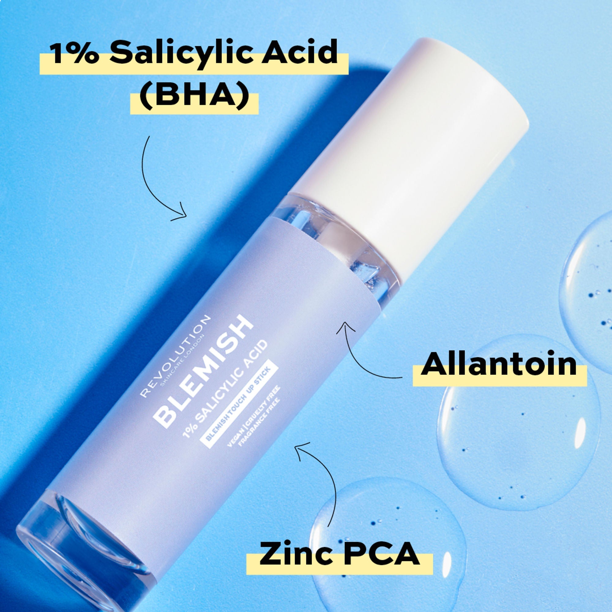 Makeup Revolution Skincare Anytime Anywhere 1% Salicylic Acid Blemish Touch Up Stick | Grocsy