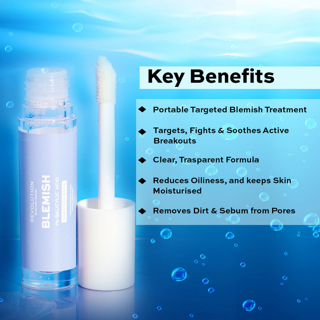 Makeup Revolution Skincare Anytime Anywhere 1% Salicylic Acid Blemish Touch Up Stick | Grocsy