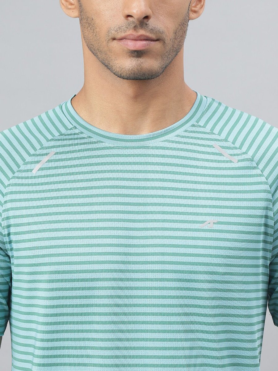 Alcis Drytech+ Anti-Static Slim-Fit Round Neck Running T-Shirt | Grocsy