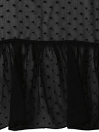 Sangria Black Geometric Woven Design Saree | Grocsy