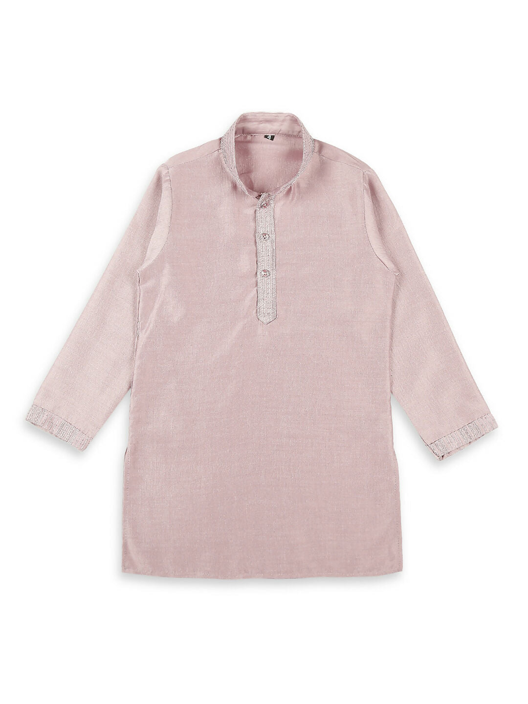 Joban Fashion Kids Island Embroidery Sequence Full Sleeves Kurta, Pyjama Set with Nehru Jacket - Pink | Grocsy