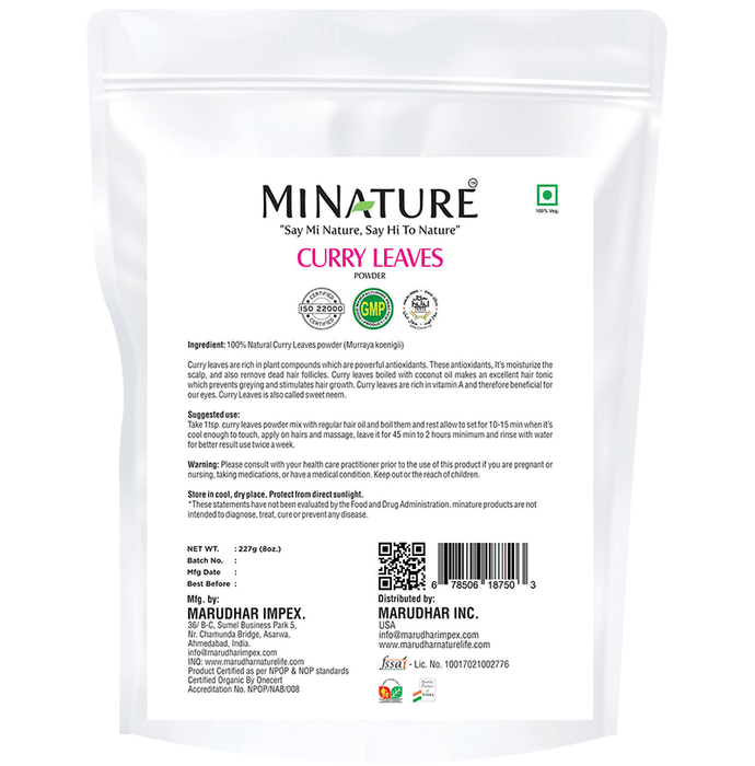 Minature Curry Leaves Powder | Grocsy