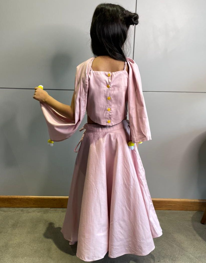 ArthLife Onion Pink Lehenga Set | Grocsy