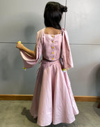 ArthLife Onion Pink Lehenga Set | Grocsy