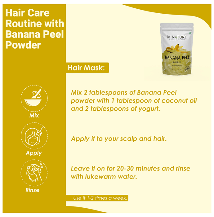 Minature Banana Peel Powder | Grocsy