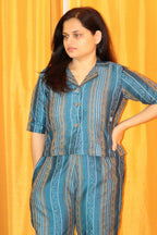 Earthyweaves Meghika Sambalpuri Co-ord Set | Grocsy