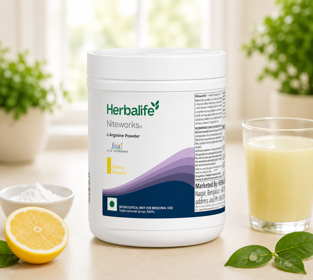 Herbalife Niteworks L-Arginine Powder - Lemon Flavor | Grocsy