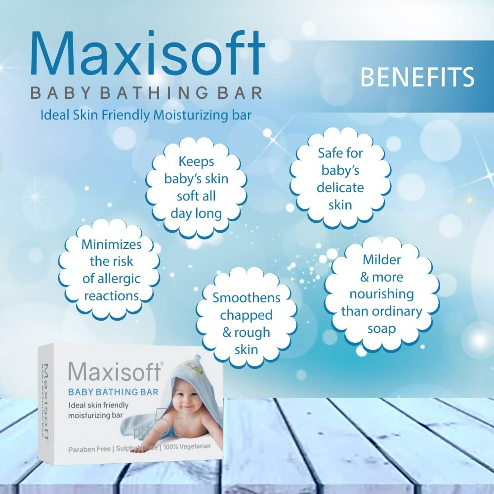 Maxisoft Baby Bathing Soap For Kids | Grocsy