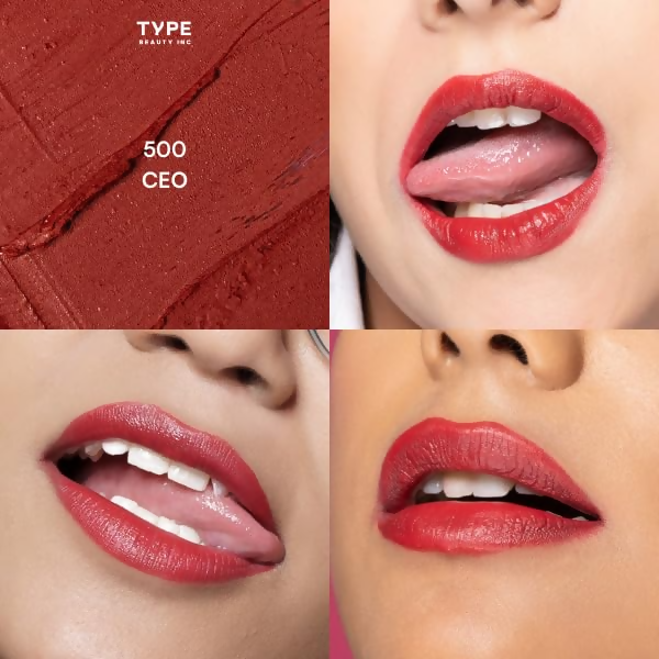 Type Beauty Cream Matte Lipstick For Pigmented Lips - 500 Ceo | Grocsy