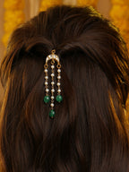 Ruby Raang Chanda Pearl Droppings Hair Pin | Grocsy