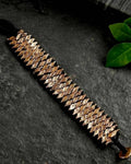 Bling Accessories Shell Metal Casting Weaved Bracelet In Thread | Grocsy