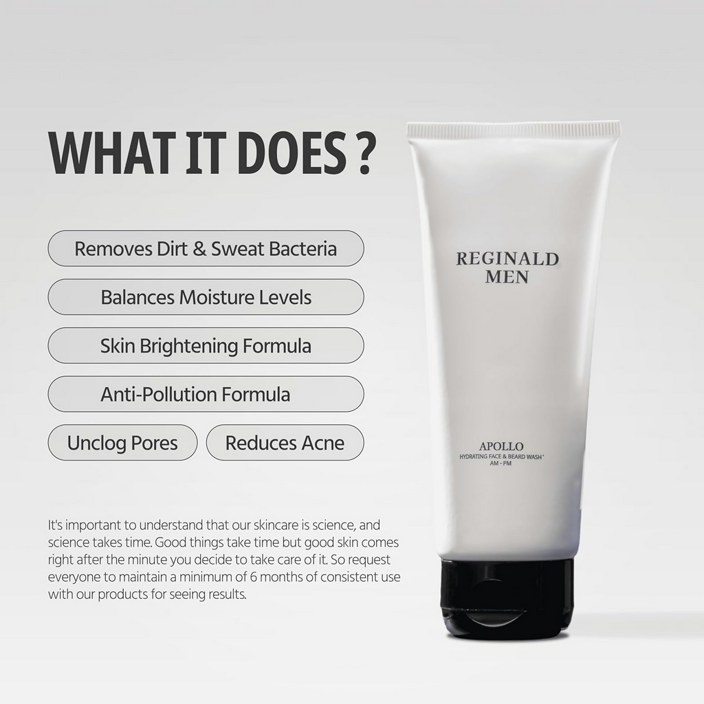 Reginald Men Apollo - Brightening Face Wash | Grocsy