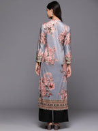 Ahalyaa Women's Traditional wear Kurta - Grey | Grocsy