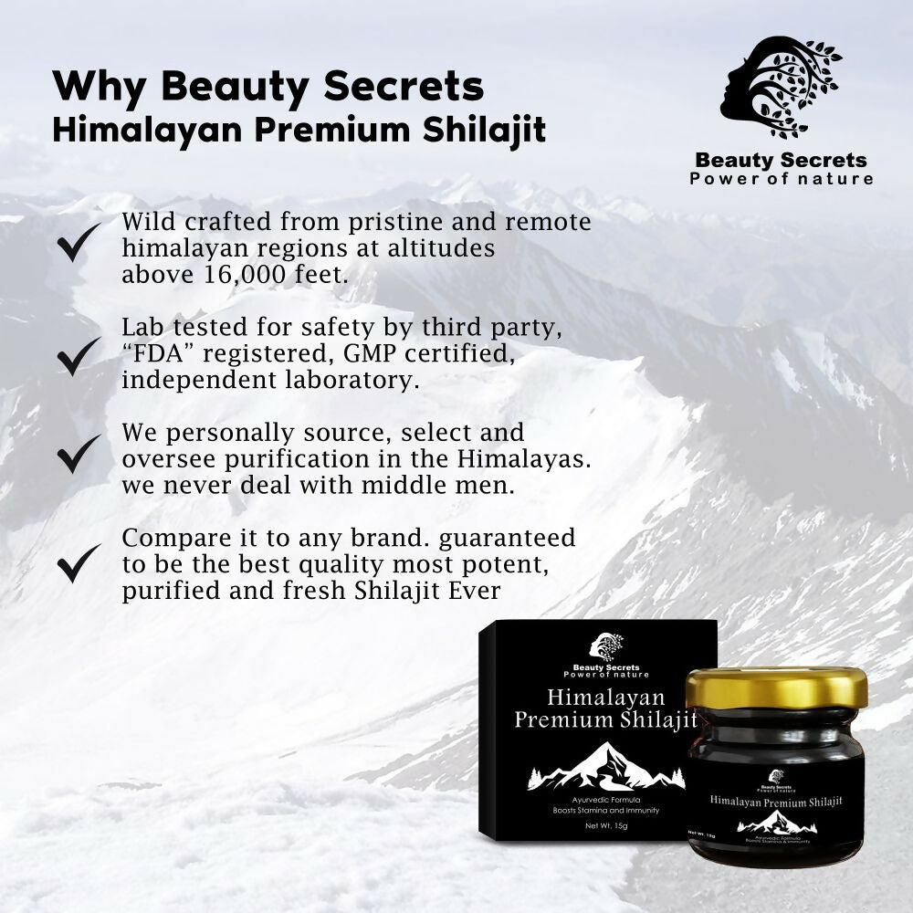Beauty Secrets Pure Himalayan Sj Resin | Grocsy