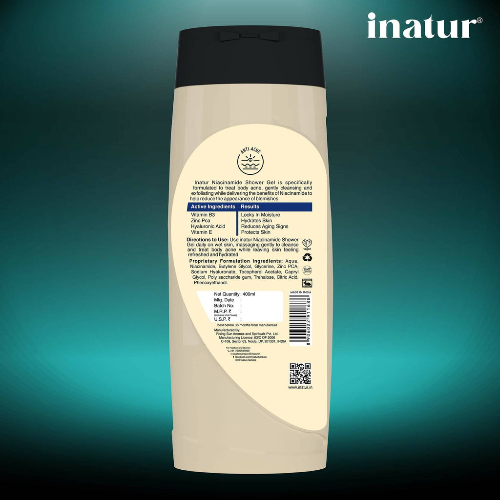 Inatur Niacinamide Shower Gel | Grocsy