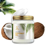 Kimayra World Organic Cold Pressed Coconut Oil with Natural Aroma of Coconut Oil for Hair & Dry Skin | Grocsy