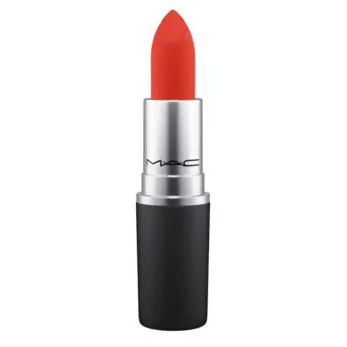 Mac Powder Kiss Lipstick - Style Shocked! Clean Red Orange | Grocsy