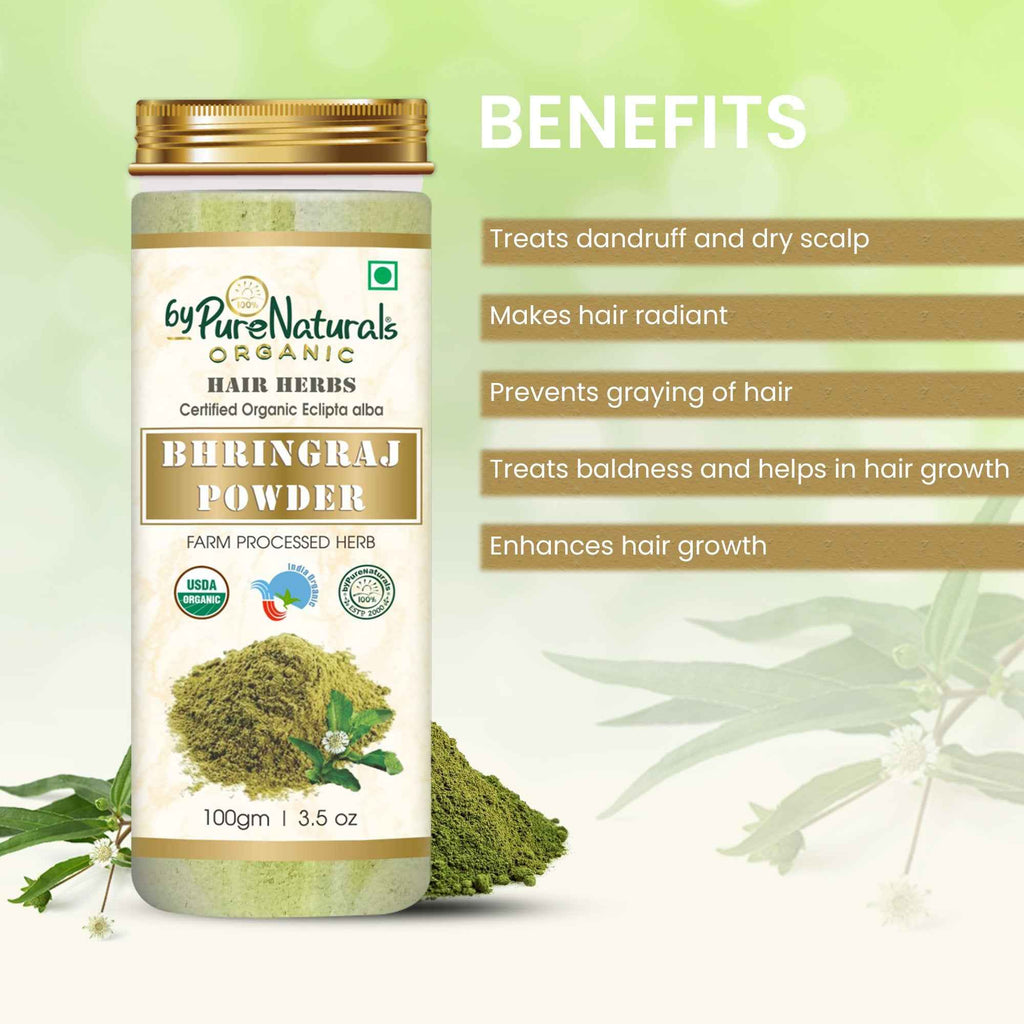 byPureNaturals Organic Bhringraj Powder | Grocsy