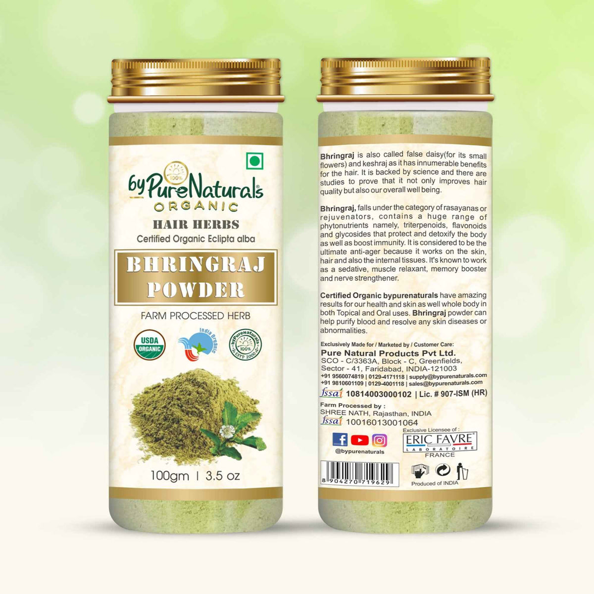 byPureNaturals Organic Bhringraj Powder | Grocsy