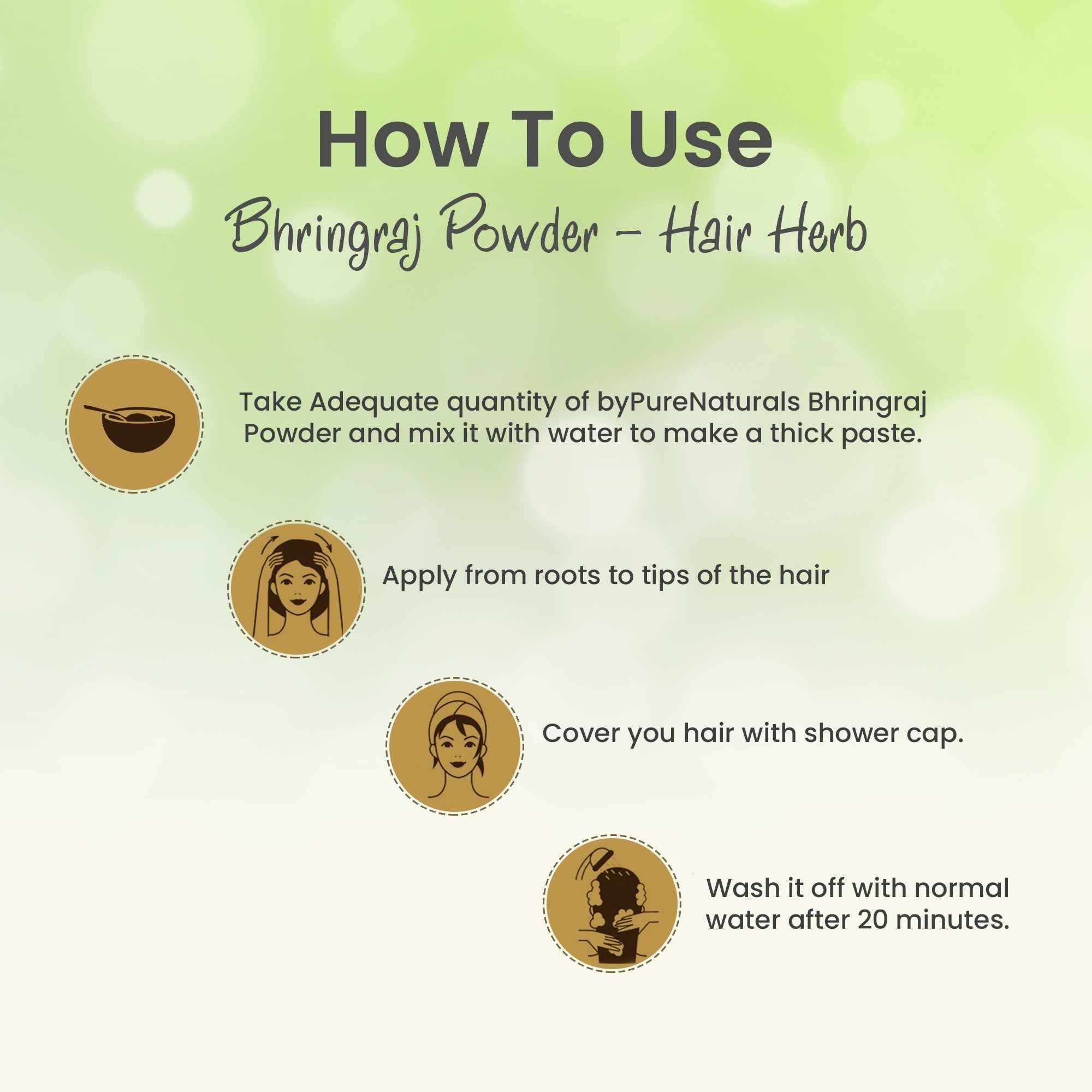 byPureNaturals Organic Bhringraj Powder | Grocsy