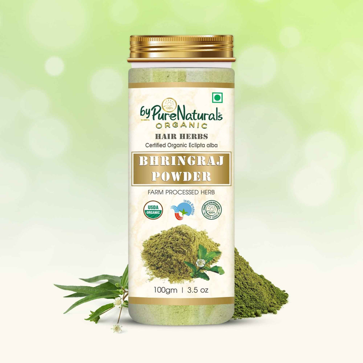 byPureNaturals Organic Bhringraj Powder | Grocsy
