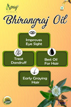 Spag Herbals Bhringraj Oil For Hair & Skin Care | Grocsy