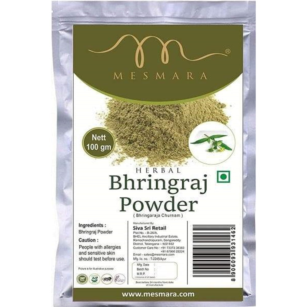 Mesmara Herbal Bhringraj Powder 100g | Grocsy