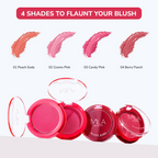 Mila Beaute Babe Blush Powder Blush - Peach Soda | Grocsy