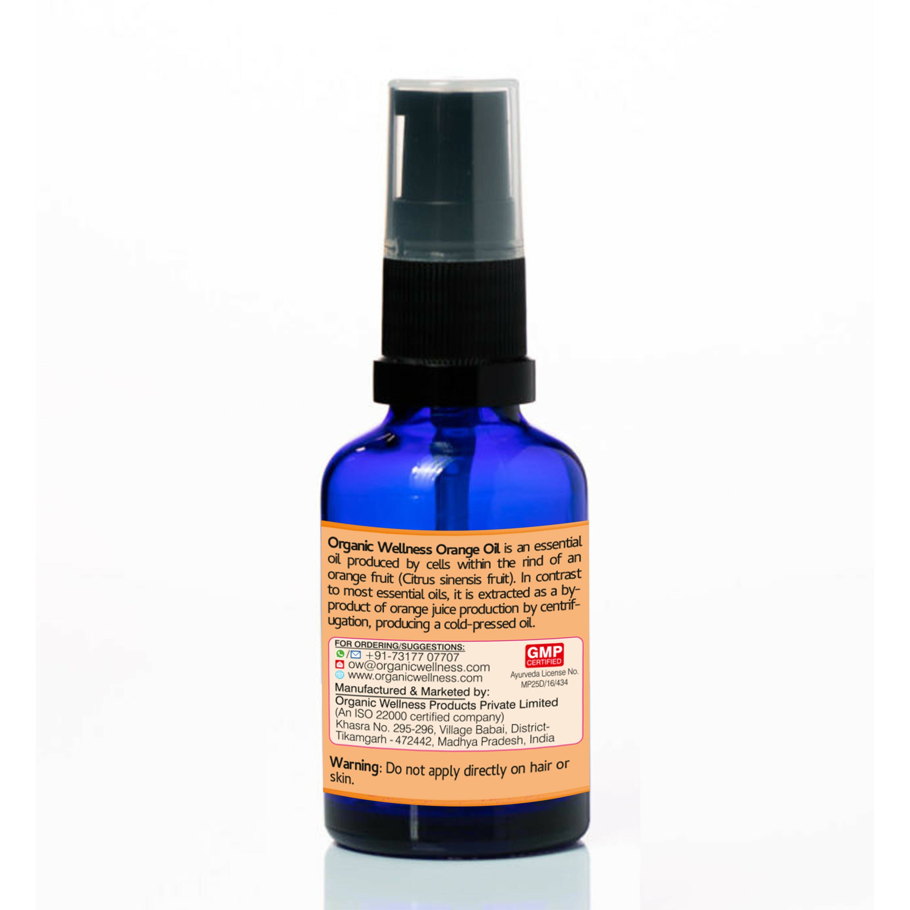 Organic Wellness Orange Essential Oil | Grocsy