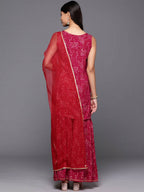 Ahalyaa Women's Traditional wear Kurta Set - Red | Grocsy