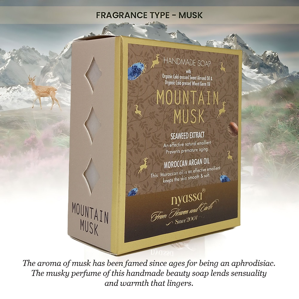 Nyassa Mountain Musk Handmade Soap | Grocsy