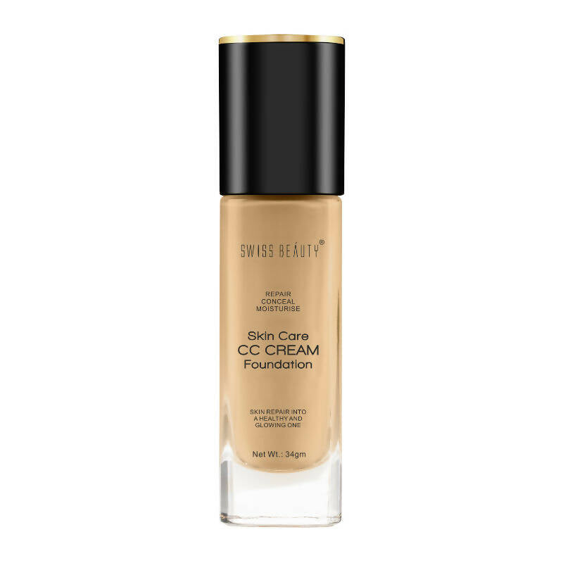 Swiss Beauty Skin Care CC Cream Liquid Foundation - 6 Beige Sand | Grocsy