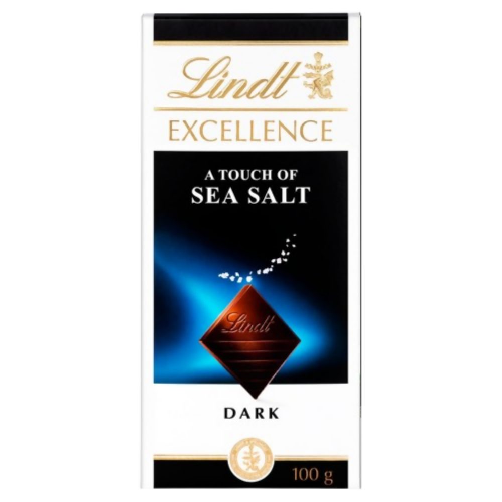 Lindt Excellence Sea Salt Touch Chocolate | Grocsy