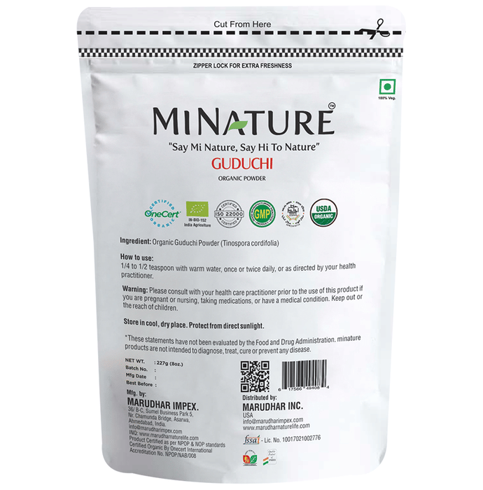 Minature Guduchi Organic Powder | Grocsy
