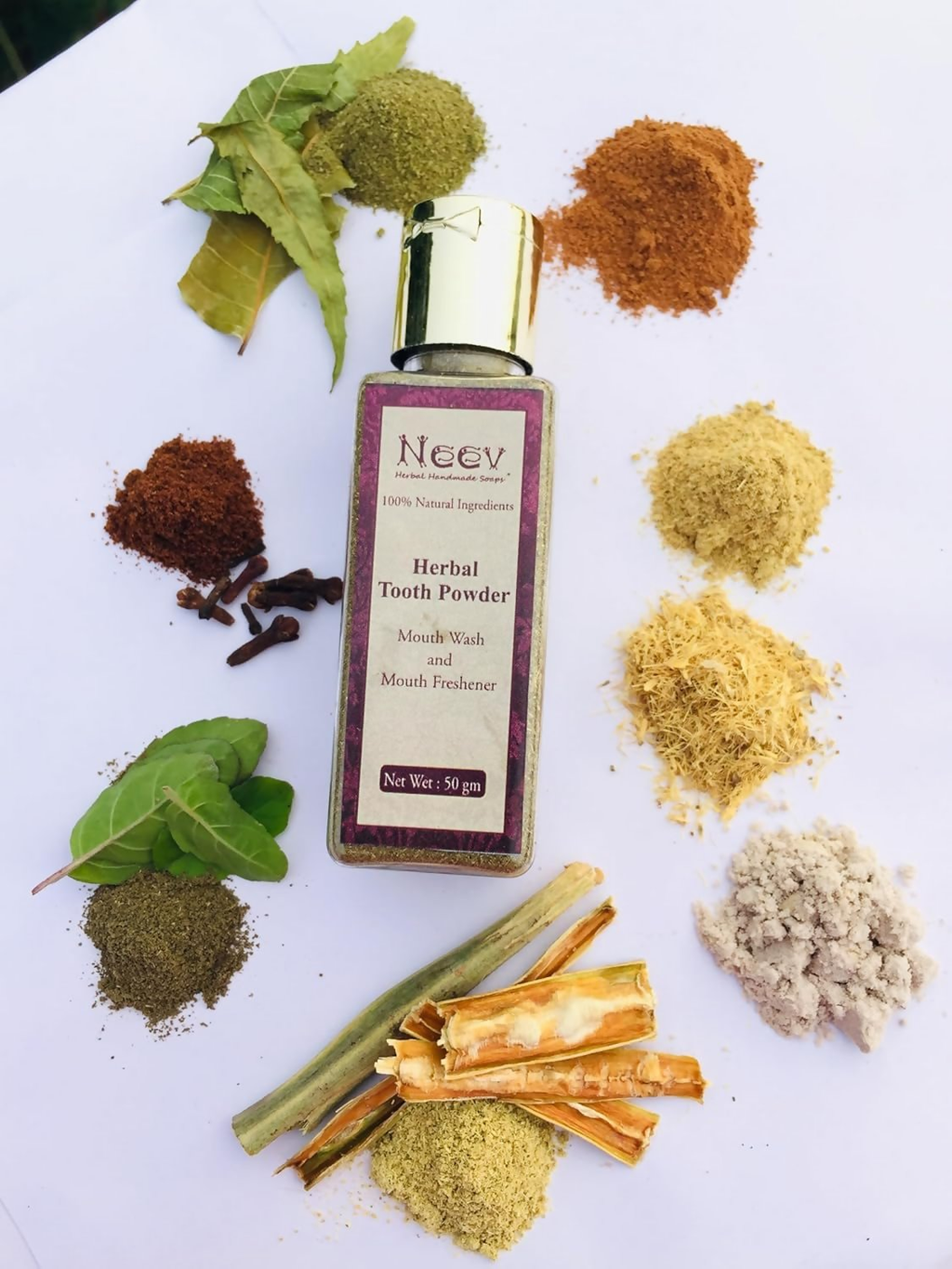Neev Herbal Handmade Soaps Tooth Powder Mouth Wash | Grocsy