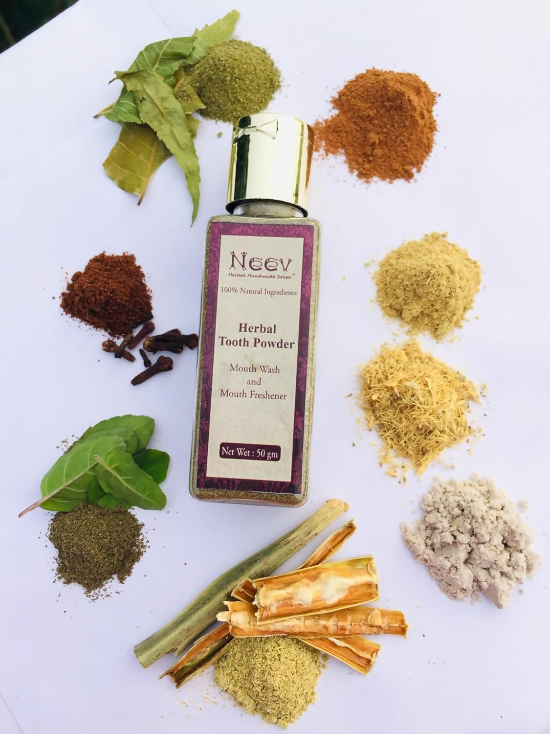 Neev Herbal Handmade Soaps Tooth Powder Mouth Wash | Grocsy