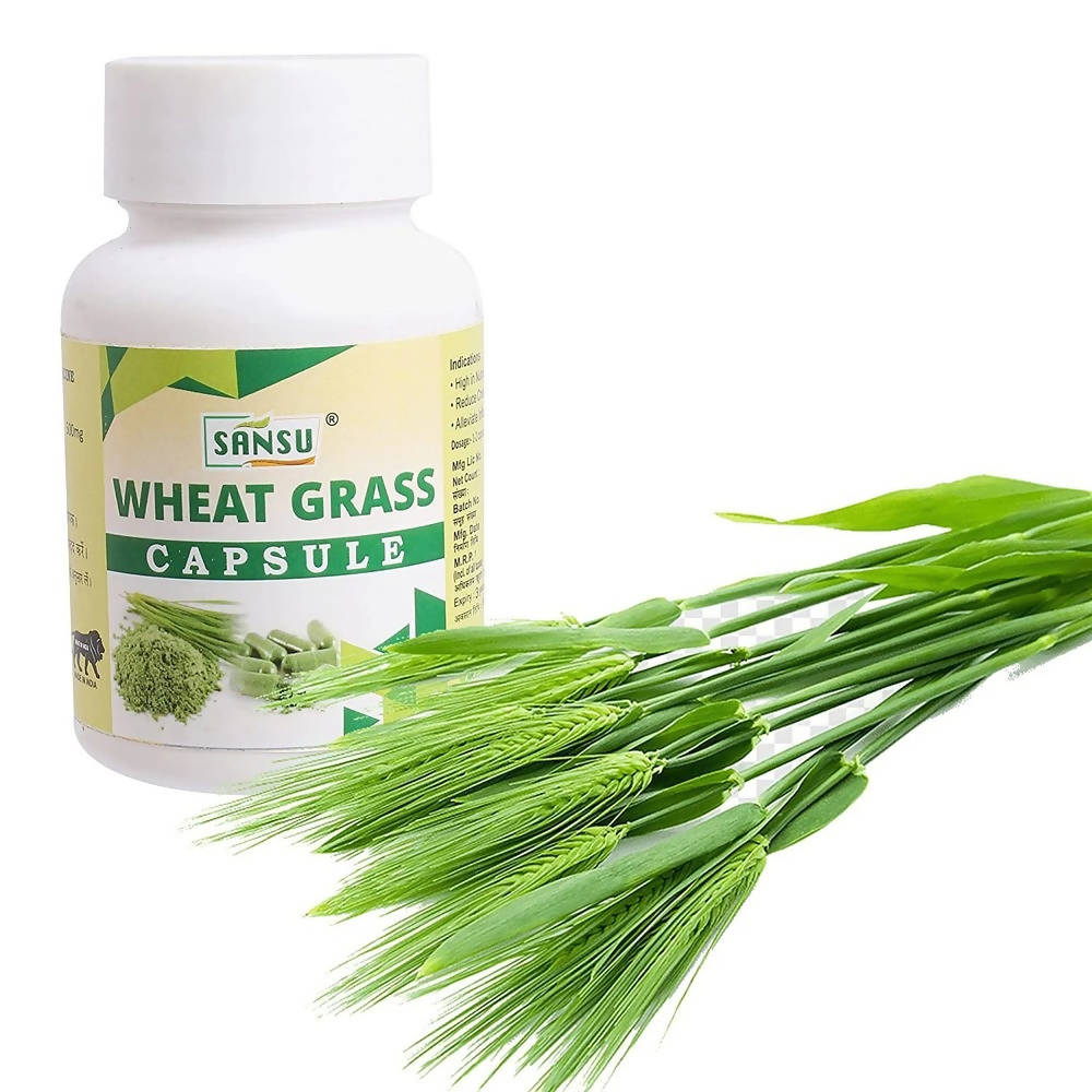 Sansu Wheat Grass Capsules | Grocsy
